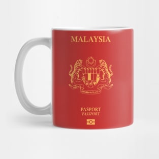 Malaysia passport Mug